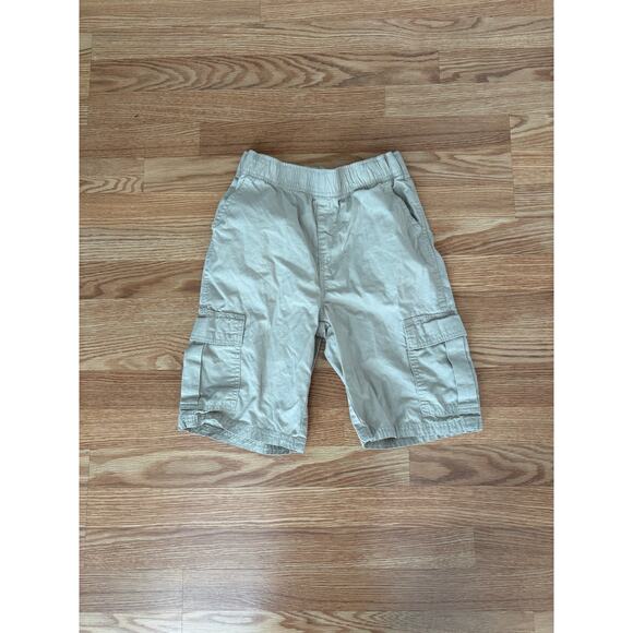 Place Boys Khaki Cargo Shorts Sz 14 Very Good - Picture 1 of 4